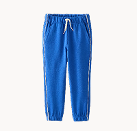 Slim Fit French Terry Double Knee Sweatpants | Happy Blue Slim Fit French Terry Double Knee Sweatpants | Happy Blue