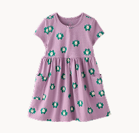 Playground Dress with Pockets | Frogs on Purple Playground Dress with Pockets | Frogs on Purple