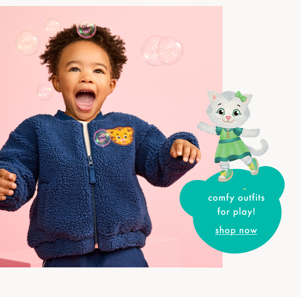 Comfy outfits for play! Shop now.