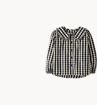 Poplin Collared Button Up Shirt