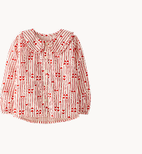 Poplin Collared Button Up Shirt