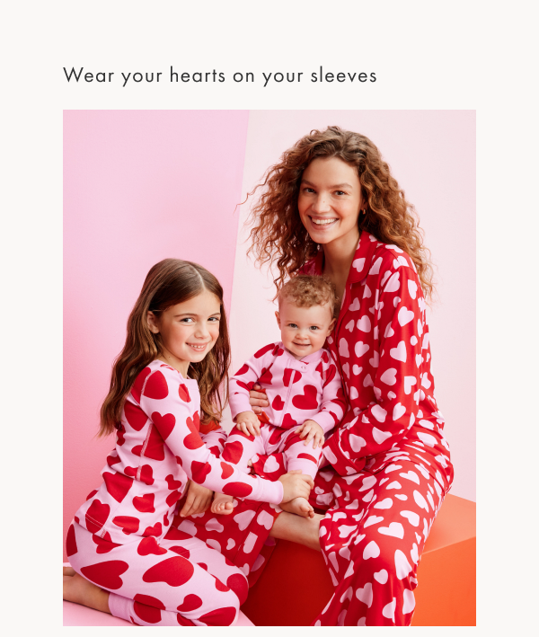 Wear your hearts on your sleeves.