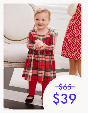Shop baby dresses starting at $39.