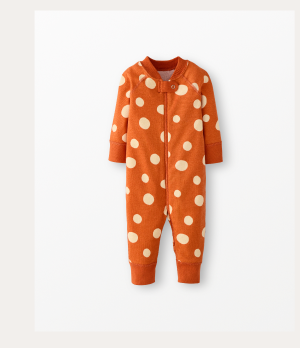 Halloween HannaJams™ Sleeper | Dots on Bisque Halloween HannaJams™ Sleeper | Dots on Bisque