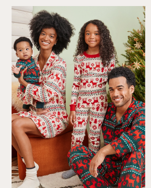 Holiday Dear Deer Matching Family Pajamas