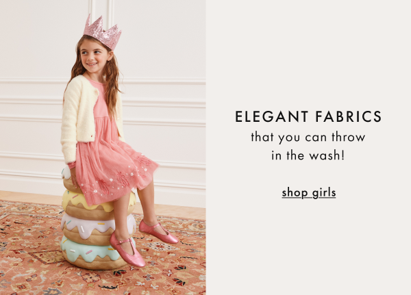 ELEGANT FABRICS that you can throw in the wash! | shop girls