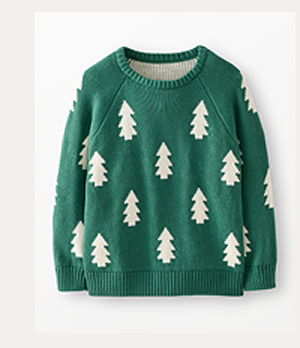 Holiday Sweater | Happy Trees on Fir Tree Holiday Sweater | Happy Trees on Fir Tree