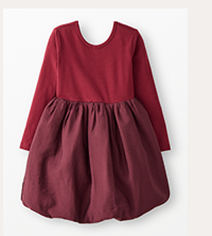 Long Sleeve Bubble Skater Dress | Cherry Lacquer Long Sleeve Bubble Skater Dress | Cherry Lacquer