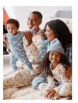 Holiday Polar Bear Matching Family Pajamas