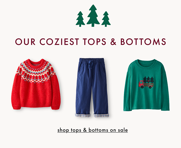 OUR COSIEST TOPS & BOTTOMS | shop tops & bottoms on sale