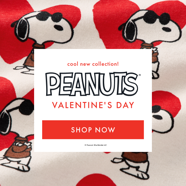 cool new collection! | PEANUTS VALENTINE'S DAY | SHOP NOW