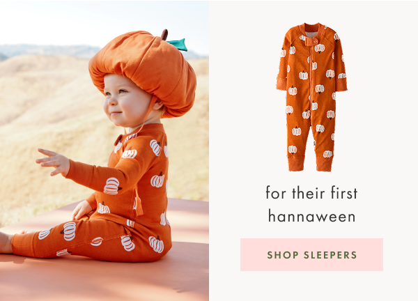 for their first hannaween | shop sleepers