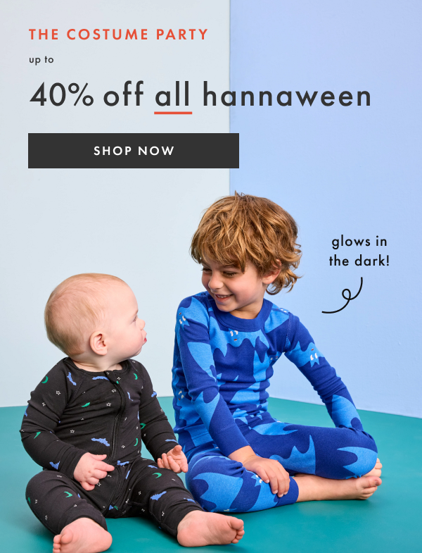 THE COSTUME PARTY | up to 40% off all hannaween | SHOP NOW