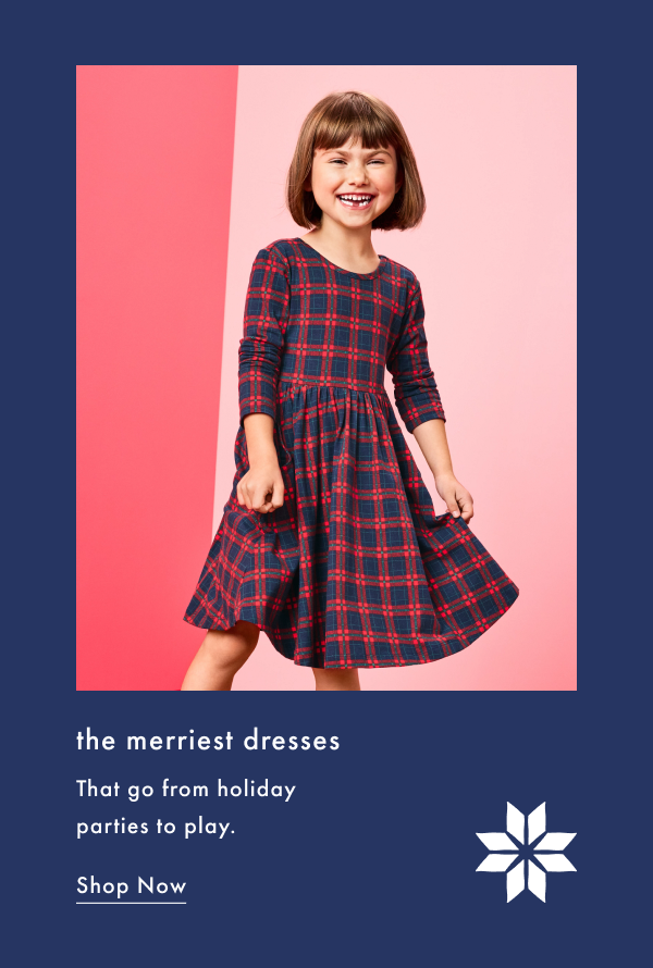 the merriest dresses | That go from holiday parties to play | Shop Now