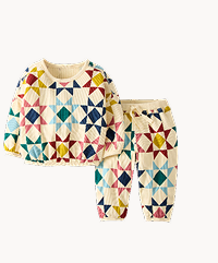 Baby Holiday Long Sleeve Waffle Top & Pants Set