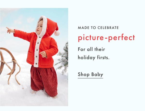 for all their holiday firsts | Shop Baby