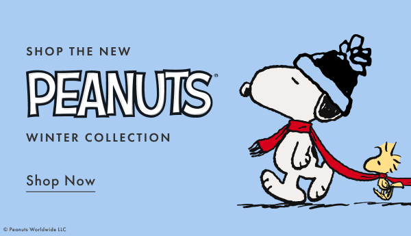 Shop the new Peanuts winter collection | SHOP NOW