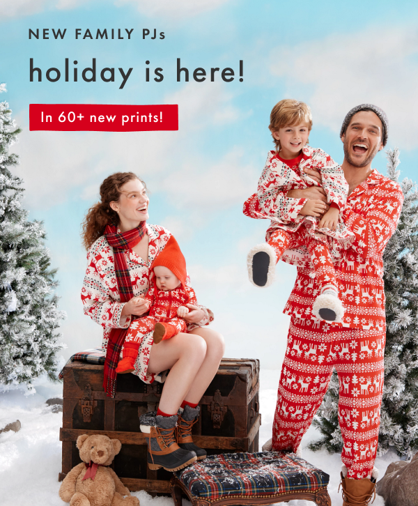 NEW FAMILY PJs | Holiday is here! in 60+ new prints! 