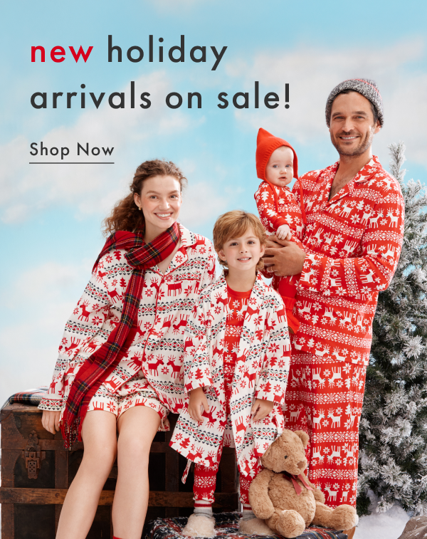 new holiday arrivals on sale! SHOP NOW
