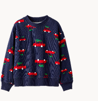 Holiday Waffle Crewneck