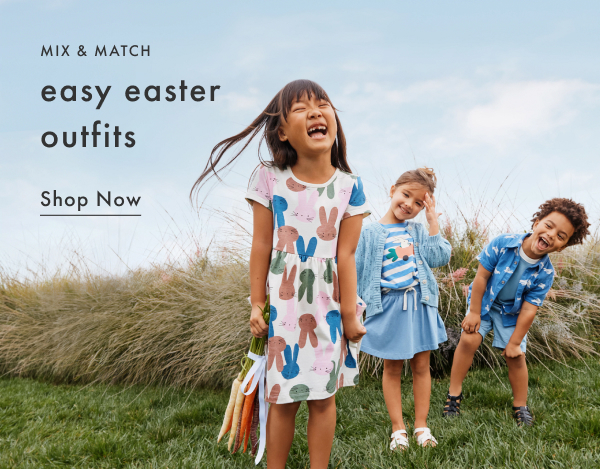 Mix & Match east easter outfits! Shop now.