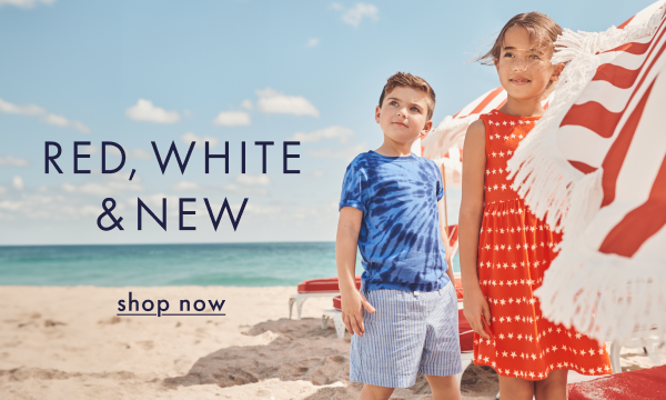 RED, WHITE & NEW | shop now