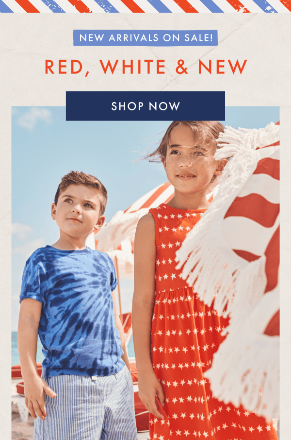 NEW ARRIVALS ON SALE! | RED, WHITE & NEW | SHOP NOW