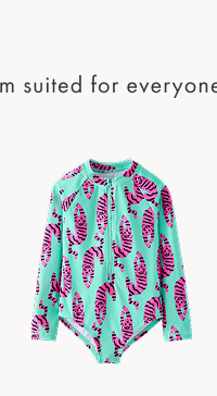 One-Piece Rashguard Swimsuit | Tiger on Green