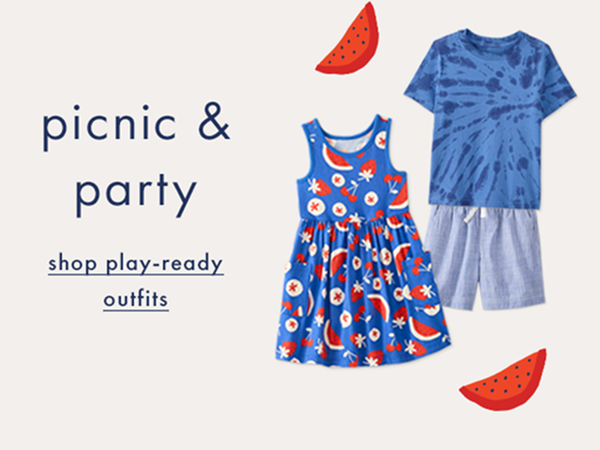 PICNIC & PARTY | shop play-ready outfits