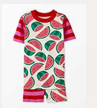 Watermelon Upcycled PJs