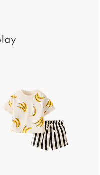 Baby Relaxed Fit T-Shirt & Shorts Set | Bananas