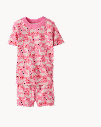 HannaJams™ Pajama Set | Flamingos on Azalea Pink
