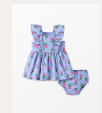 Linen Dress & Bloomers