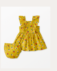 Linen Dress & Bloomers
