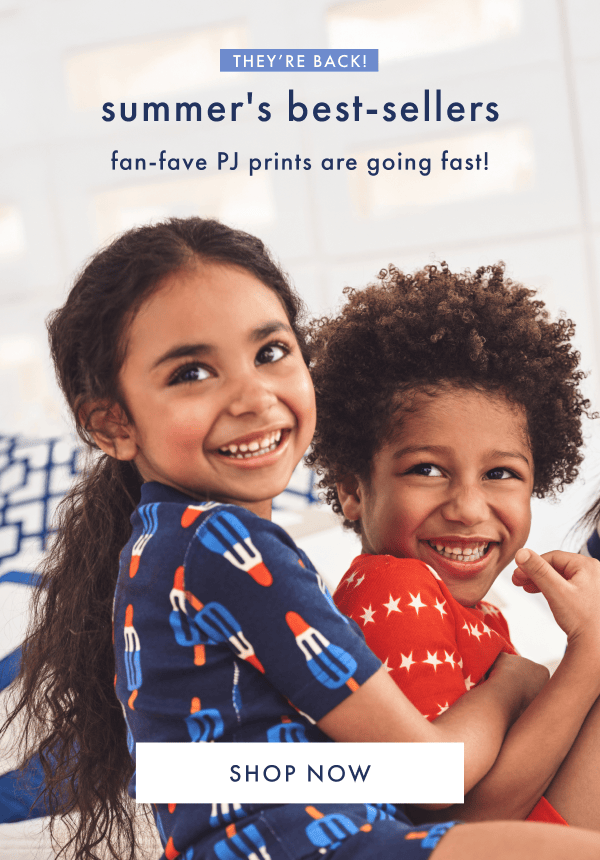 THEY'RE BACK! summer's fan-fave PJ prints are going fast! | SHOP NOW