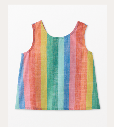 Poplin Rainbow Top