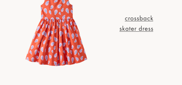 Crossback Skater Dress with Pockets | Seashells on Sun Fire