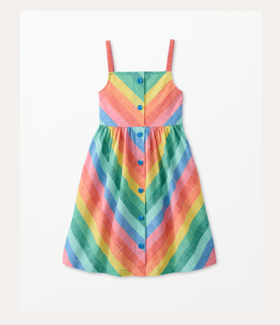 Stripe Poplin Dress