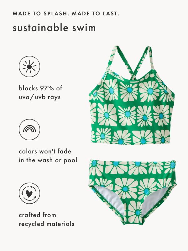 blocks 97% of uva/evb rays | colors won't fade in the wash or pool