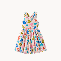 Crossback Skater Dress with Pockets | Coral on Rose Veil