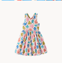 Crossback Skater Dress with Pockets | Coral on Rose Veil