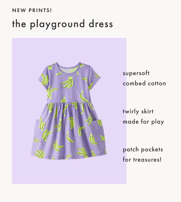 New Prints! The playground dress.
