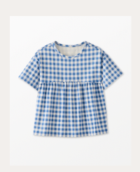 Boxy Fit Gingham Top