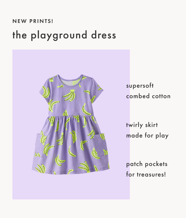 New prints! The playground dress.