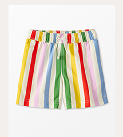 Rainbow Stripe Trunks