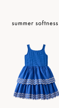 Sleeveless Embroidered Tiered Dress | Happy Blue