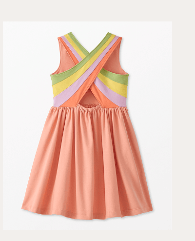 Rainbow Crossback Dress