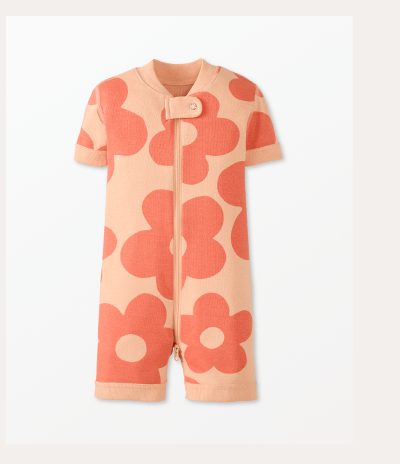 Daisy on Peach Creme