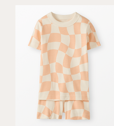 Pink Wavy Check