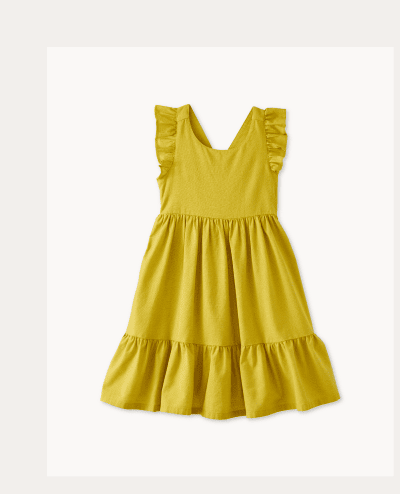 Ruffle Sleeve Dress